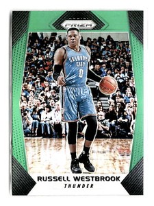 2017-18 Panini Prizm #261 Russell Westbrook Prizms Green