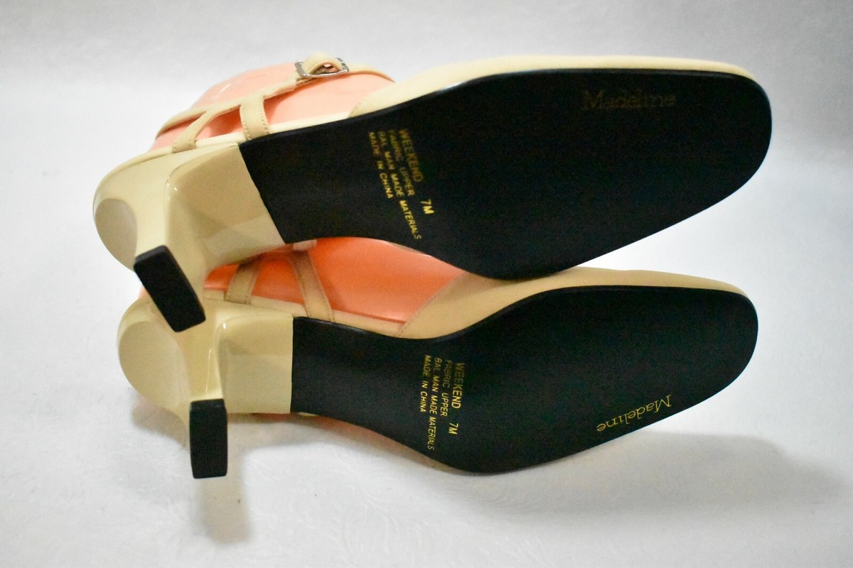 Madeline Stuart Shoes Heels Beige Size 7 Women's New | eBay