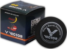 VICTOR SQUASHBALL double- yellow | Squash Ball super slow doppel-gelb