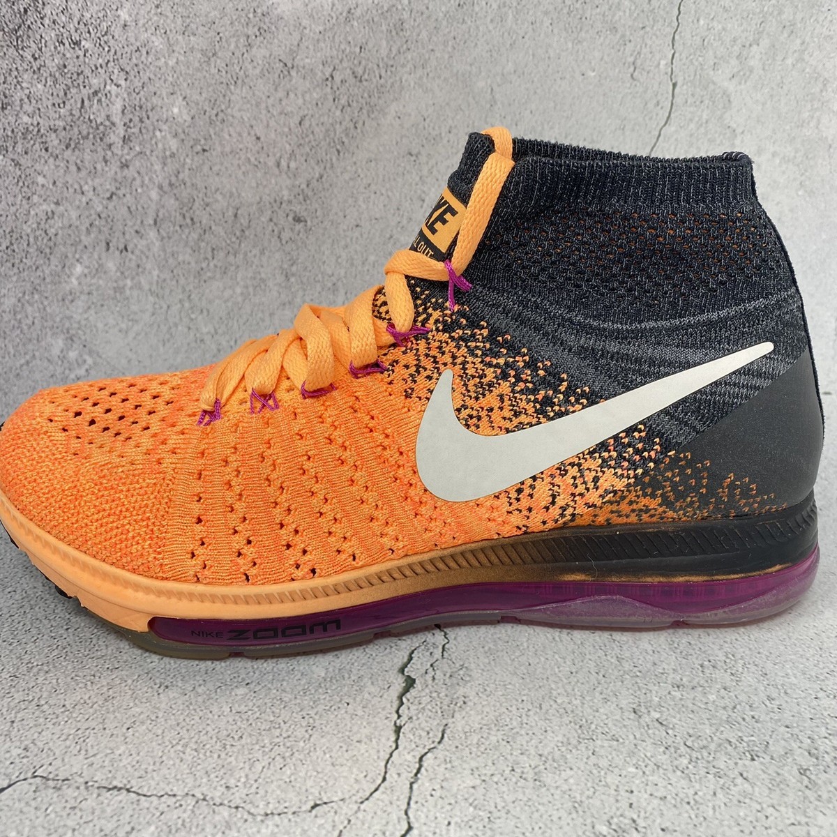 nike zoom all out flyknit orange