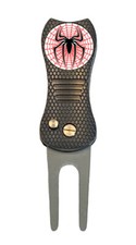 Spider Man Marvel Golf Ball Marker w/ Premium Switchblade Divot Tool