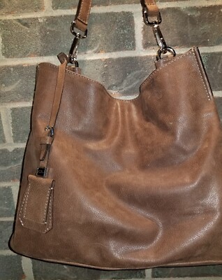 Gianni Chiarini Medium Brown Pebbled Italian Leather Purse