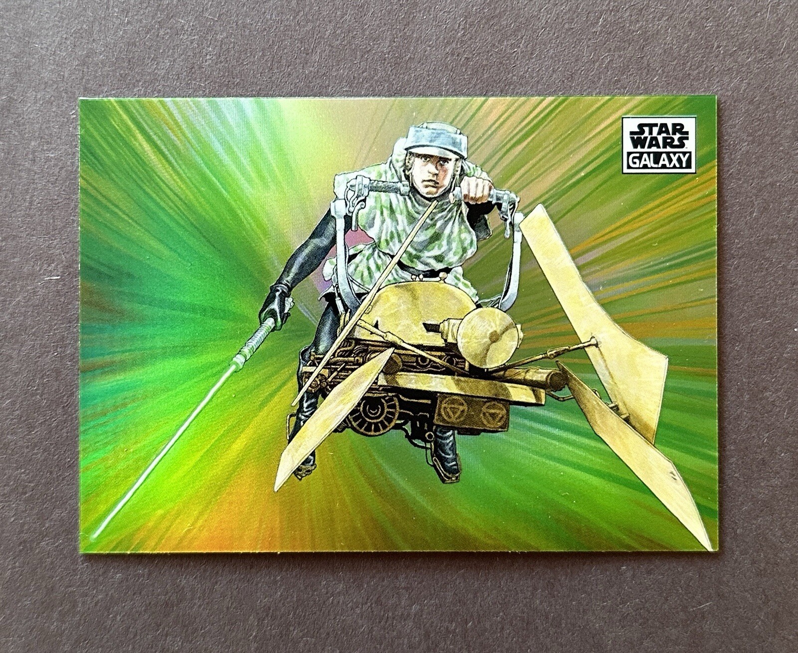 2021 Topps Star Wars Chrome Galaxy ENDOR CHASE #62 Luke Skywalker Refractor