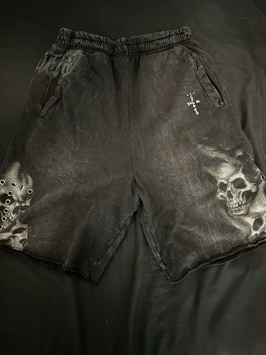 Travis Scott Cactus Jack T-Rexx Fleece Shorts Size Large NEW- Jumpman Jack Drop