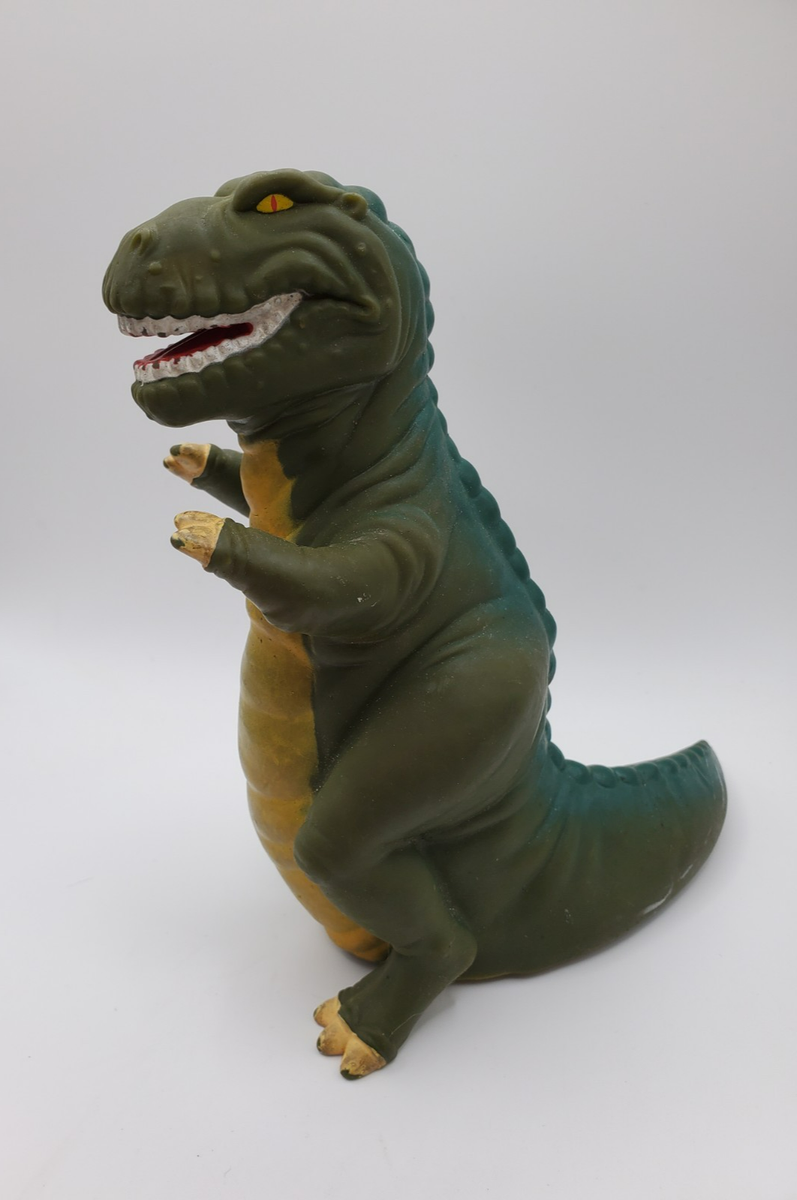 [超レア]   T-Rex 直筆サイン入りピッチャー（ウォーターポット） Vintage 1988 Land Before Time T-Rex Sharptooth Pizza Hut Hand