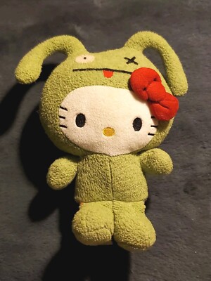 Uglydoll Hello Kitty OX Plush 2013 Ugly Doll 9” Green Monster GUND