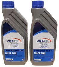 LUBETECH COMPRESSOR OIL ISO VG 68 2 X 1L MINERAL BASED ISO 68 COMPRESSOR OIL