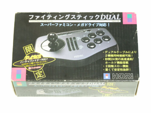 Hori Fighting Stick DUAL Super Famicom MEGADRIVE SEGA SATURN (Virtua Fighter) - Photo 1/10