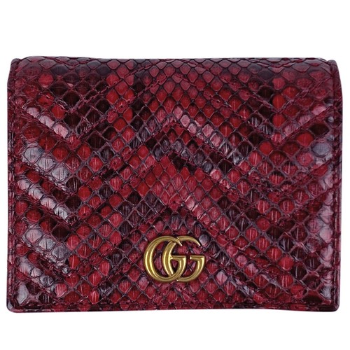 GUCCI GG Marmont Compact Wallet Double 