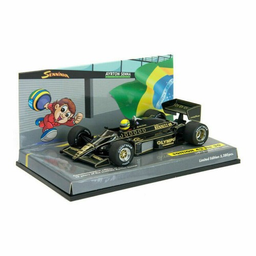 84 MINICHAMPS Lotus Renault 97T 1985 ミニカ Minichamps Lotus Renault 97T Ayrton Senna Portugal 1985
