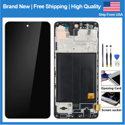 For Samsung Galaxy A51 2019 SM-A515U LCD Display Touch Screen Digitizer Frame