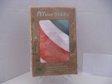 Miaoberry 100 Organic Cotton Baby Blanket Rainbow Milestone 47X47" NIB
