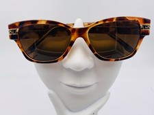 Vintage Perry Ellis P398 03 Tortoise Gold Oval Sunglasses FRAMES ONLY