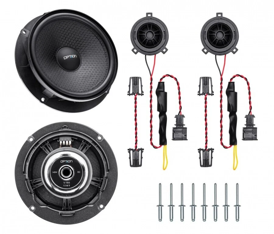 VW T6.1 Option Lautsprecher Front Auto Boxen für Transporter Multivan 2-Wege 70W - Bild 3 von 3