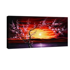 Canvas Print Painting Pictures Home Decor Wall Art Landscape Floral Tree Framed