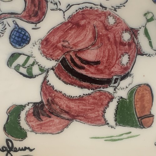 Mid Century Santa Le Jongleur Gladding McBean Pottery Hermosa Tile Signed RARE - Picture 7 of 24