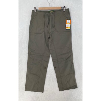 Stillwater Supply Co Pants Womens 6 Green Roll Up Nylon Hiking Casual NEW $50