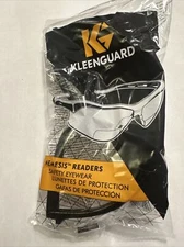 Kleenguard 28618 Nemesis Readers Clear Lenses With +1.0 Diapers Black Frame