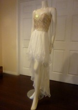 Sexy Sherri Hill Beaded Strapless High Low Dress for Wedding Prom Pageant