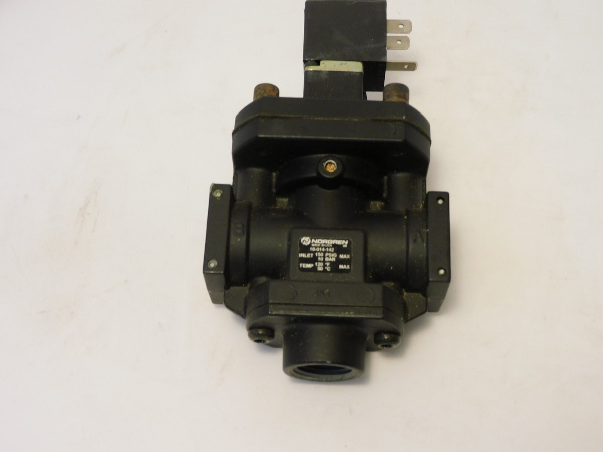 NORGREN 18-014-142 SOLENOID POPPET VALVE 3/8