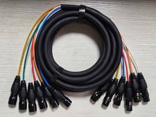 M/F 6 Channel Snake Cable Pairs Male to Femal...