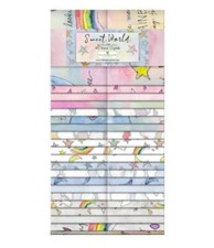 Sweet World By Wilmington Prints - 40 Karat Crystals/Jelly Roll