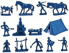 Atlantic U.S. Cavalry Camp - set 1207 - mint-in-box - 60mm scale
