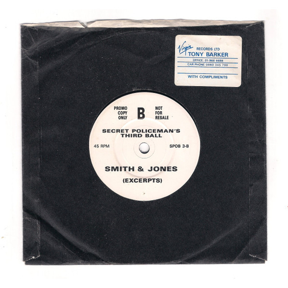 7” Duran Duran, Mel Smith &amp; Griff Rhys-jones Save SOPB3 VIRGIN UK Vinyl プロモ /00080 7
