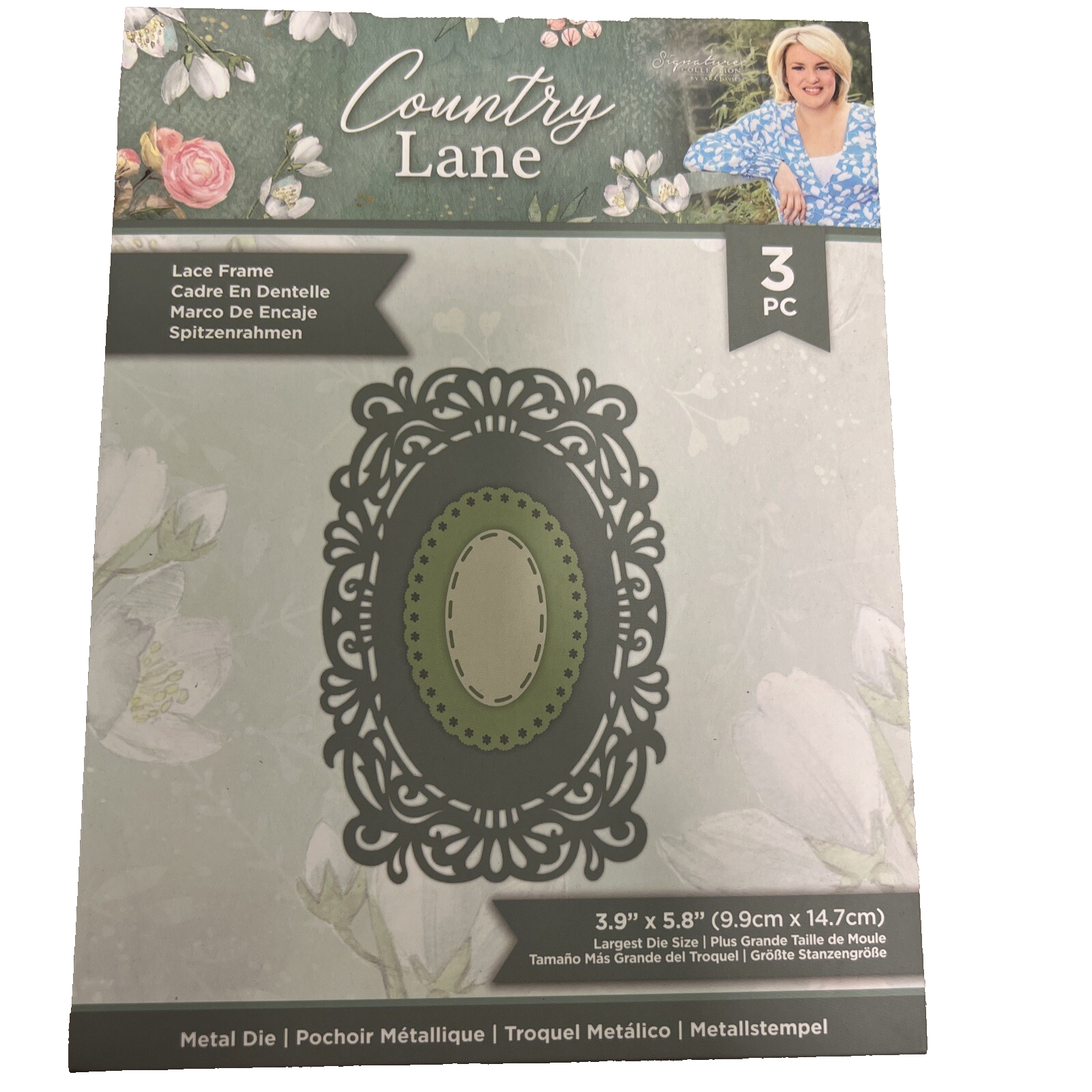 Sara Signature - Country Lane By Crafter's Companion Lace Frame