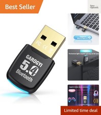 USB Bluetooth 5.4 Adapter for PC - Plug Play on Windows 11/10 - Mini 5.4 ED...