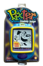 Fisher Price Pixter Creativity System Handheld Personal Computer Blue Yellow