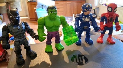 Hasbro Marvel Super Hero Adventures 5'' Figuren Konvolut x 4 2018 Panther Hulk Nr. 2