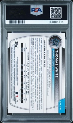 2025 Bowman - Chrome Prospect Autographs Thomas White #CPA-TW (AU 