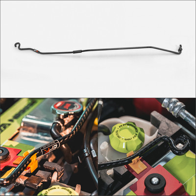 For Impreza WRX STI GDA GDB GDC 7 8 9 Dry Carbon Fiber Hood Prop Rod Bonnet Prop