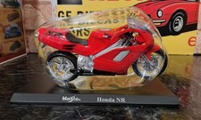 Maisto 1/18 Honda NR 750 with stand and sealed clamshell packaging