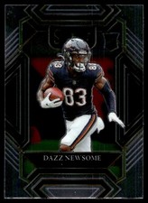 Dazz Newsome 2021 Panini Select Rookie Club Level Card RC #298 Chicago Bears. rookie card picture