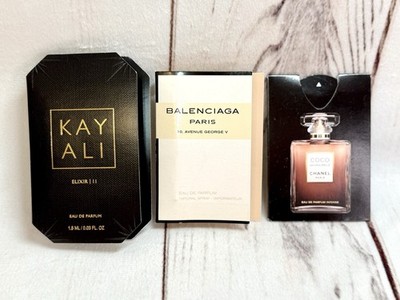 Lot x3 NEW KAYALI Elixir 11 Balenciaga Coco Chanel Perfume Eau de Parfum Sample