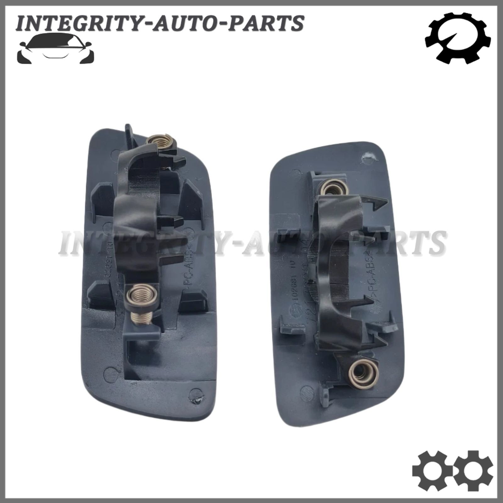 2x Headlamp Washer Cover Cap Front Driver Passenger Side For 10-18 Rolls Royce