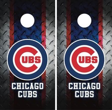 Chicago Cubs Cornhole Board Wrap Skin Decal Baseball Vinyl Sticker VZ37