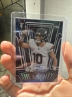 2024 Panini Totally Certified - The Mighty Bo Nix #20 Mirror Blue /199 (RC)