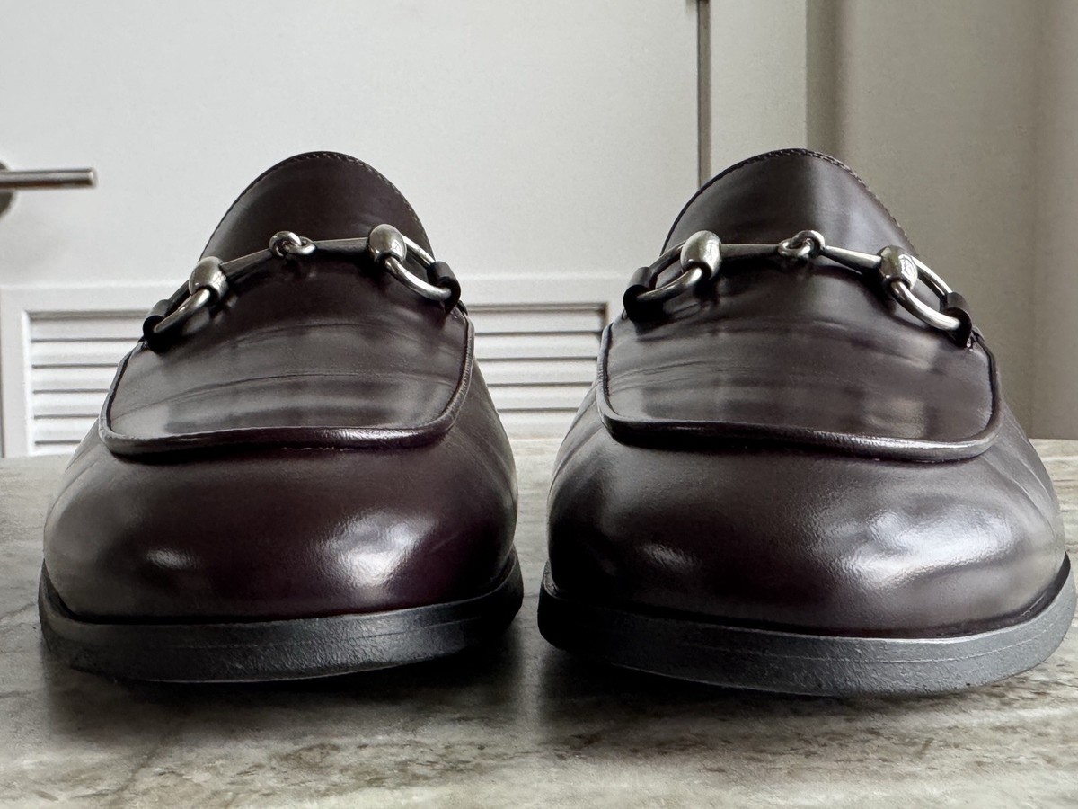 GUCCI  Horsebit Brown Leather Loafer Sz 7 US 1953 Jordaan Moccasin $1130 Gucci Men main image 4