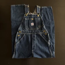 NWT Pointer Brand Overalls Men's 28x27 L Denim Bibs USA LC King DeadStock NOS