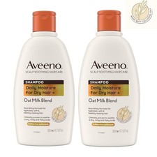 Aveeno hydrating oat milk scalp soothing shampoo for dry hair 300ml Fast X2
