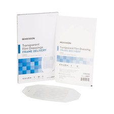 McKesson Transparent Film Dressing 6 x 8" Sterile 10 Ct