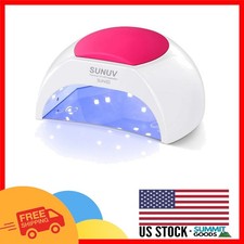 Lightweight Gel Nail Dryer   Safe UV Lamp with Smart Sensor and Timer Features