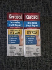 Kerasal Intensive Foot Repair Skin Healing Ointment for Cracked Heels LOT OF 2