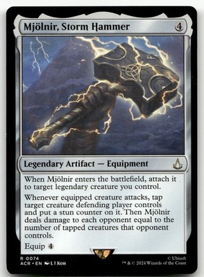Mjolnir, Storm Hammer #74 (NM) Assassin's Creed ACR Magic MTG