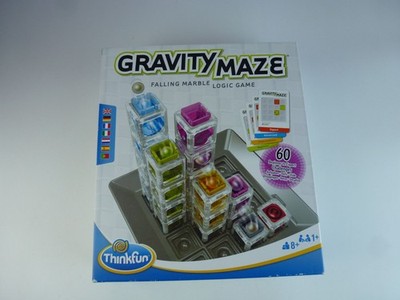 ThinkFun Gravity Maze Falling Marble Logic Game 60 Herausforderungen ab 8+ Puzzle