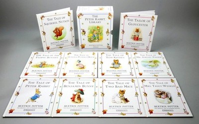 Beatrix Potter The Peter Rabbit Library 10 Book Box Set Hardback Collection VGC