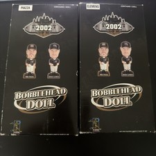 2002 MLB Subway Series Bobblehead Lot Mike Piazza Mets Roger Clemens Yankees NIB